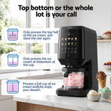 Devanti 10-in-1 Ice Cream Maker Machine Homemade Gelato Sorbet Smart Portion Control Custom Mix-Ins