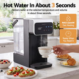 Devanti Instant Hot Water Dispenser 3L Heating Kettle 2400W Touch Control Water Black In Australia - Darrahopens