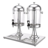 5-Star Chef 16L Dual Tank Juice Dispenser Drink Beverage Server Ice Tubes