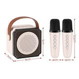 Alpha Mini Portable Karaoke Machine for Adults Kids with 2 Wireless Microphones In Australia - Darrahopens