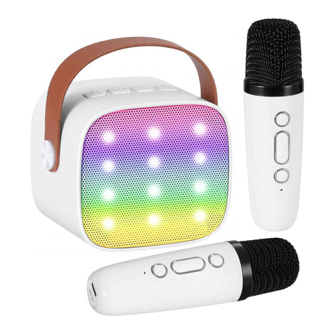 Alpha Mini Portable Karaoke Machine for Adults Kids with 2 Wireless Microphones In Australia - Darrahopens
