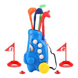 Keezi Kids Golf Set Toddler Club Set Pull Cart Indoor Outdoor Backyard Mini Toy Ages 2-6 In Australia - Darrahopens