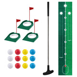Keezi Kids Golf Putting Game Set with Golf Club, Putting Mat, 12 Balls, 3 Target Holes, Indoor Outdoor Mini Golf Toy for Ages 3-8 In Australia - Darrahopens