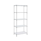 Darrahopens Home & Garden > Kitchenware > Kitchen Utensils Artiss 5-Tier Kitchen Rack Shelf Shelving Unit 60x35x150CM Adjustable Metal Storage Shelves Silver