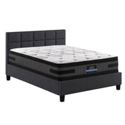 Giselle Mattress & Artiss Queen Bed Frame Bundle, 36cm Double Sided Euro Top Mattress