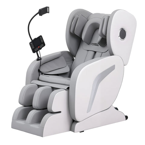 Livemor Full Body Massage Chair VEGA, Foot Roller, Waist & Calf Heat, Recliner, Airbags Compression