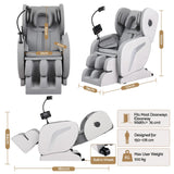 Livemor Full Body Massage Chair VEGA, Foot Roller, Waist & Calf Heat, Recliner, Airbags Compression