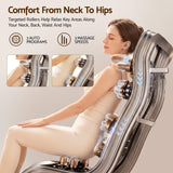 Livemor Full Body Massage Chair VEGA, Foot Roller, Waist & Calf Heat, Recliner, Airbags Compression