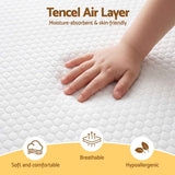 Giselle Bedding Cot Mattress, 11cm Thick Baby Mattress with Tencel Cover In Australia - Darrahopens