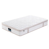 Giselle 30cm King Single Spring Mattress Tencel Cover 5-Zone Firm Back Support