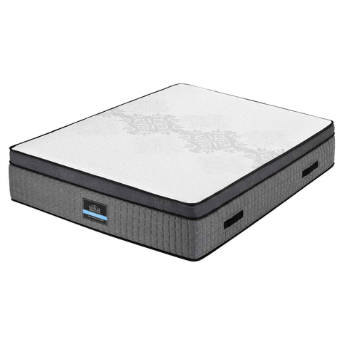 Giselle Bedding King Mattress 37cm 4-in-1 Adjustable Firmness Cooling Gel Memory Foam Dual-Zone Flippable for Couples In Australia - Darrahopens