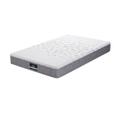 Giselle Bedding King Single Mattress 23cm Pocket Spring Mattress with Adjustable Firmness Reversible Foam Layer for Medium Firm & Firm Support Motion Isolation Bedroom Bed