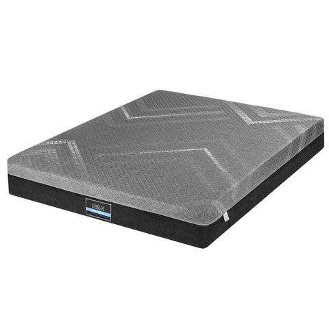 Giselle King Mattress 26cm Firm Pocket Spring Dual Edge Support Dark Grey In Australia - Darrahopens
