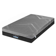 Giselle King Single Mattress 26cm Firm Pocket Spring Dual Edge Support Dark Grey In Australia - Darrahopens