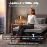 Giselle Single Mattress 26cm Firm Pocket Spring Dual Edge Support Dark Grey In Australia - Darrahopens