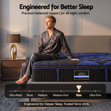 Giselle 34cm Double Hybrid Mattress with Cooling Gel Memory Foam and Edge Support In Australia - Darrahopens