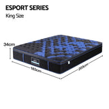 Giselle 34cm King Hybrid Mattress with Cooling Gel Memory Foam and Edge Support In Australia - Darrahopens