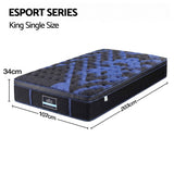 Giselle 34cm King Single Hybrid Mattress with Cooling Gel Memory Foam and Edge Support In Australia - Darrahopens