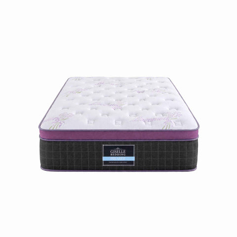 Giselle King Single Euro Top Mattress Firm Pocket Spring Edge Support In Australia - Darrahopens