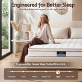 Giselle 20cm Firm Double Mattress Pocket Spring for Bedroom or Guest Room In Australia - Darrahopens