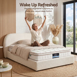 Giselle 20cm Firm King Single Mattress Pocket Spring for Bedroom or Guest Room