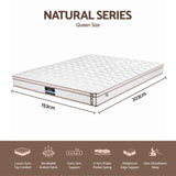Giselle 20cm Firm Queen Mattress Pocket Spring for Bedroom or Guest Room In Australia - Darrahopens