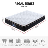 Giselle 35cm King Mattress Firm with Copper Memory Foam and Edge Support In Australia - Darrahopens