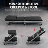 Giantz Garage Creeper 2-in-1 Mechanic Stool Rolling Automotive Z Creeper Seat In Australia - Darrahopens