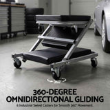 Giantz Garage Creeper 2-in-1 Mechanic Stool Rolling Automotive Z Creeper Seat In Australia - Darrahopens