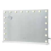 Embellir 90x60cm Makeup Mirror Large Hollywood Vanity Mirror with 18 Dimmable LED Bulbs In Australia - Darrahopens