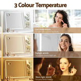 Embellir 90x60cm Makeup Mirror 360 degree Rotatable Vanity Mirror 10x magnifing In Australia - Darrahopens