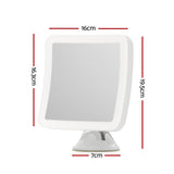 Embellir Makeup Mirror 10X Magnification LED Light Adjustable Rotation Cordless Suction Cup