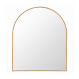 Embellir Arch Wall Mirror, Decorative Gold Frame Mirrors, 86x81cm Bathroom Vanity Mirror, Slim Frame for Living Room Entryway Bedroom Decor