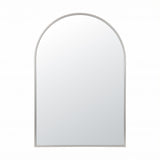 Embellir Arch Wall Mirror, Decorative Silver Frame Mirrors, 61x41cm Bathroom Vanity Mirror, Slim Frame for Living Room Entryway Bedroom Decor