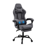 Artiss Gaming Office Chair Fabric Ergonomic with 2 Point Message Grey