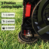 Giantz Petrol Lawn Mower 149cc 4 Stroke Hand Push 16in Grass Cutter Lawnmower