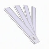 Artiss 4-Pack 25cm Motion Sensor Under Cabinet Lights, LED Closet Light with 5 Colors Dimmable