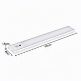 Artiss 4-Pack 25cm Motion Sensor Under Cabinet Lights, LED Closet Light with 5 Colors Dimmable