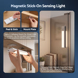 Artiss 4-Pack 25cm Motion Sensor Under Cabinet Lights, LED Closet Light with 5 Colors Dimmable