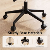 Artiss 2x Ergonomic Office Chair Mesh Mid Back Home Office Desk Chairs with Lumbar Support Black