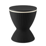 Gardeon Outdoor Bar Table Portable Ice Bucket Cooler 30L Adjustable Top Black In Australia - Darrahopens