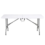 Gardeon 180cm Folding Table Portable Fold-in-Half with Handle Camping Picnic
