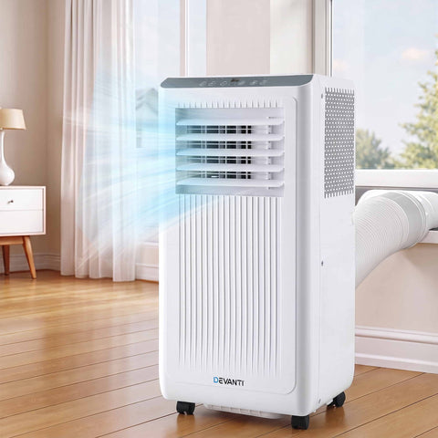 Devanti Portable Air Conditioner 5000 BTU 3-in-1 with Remote Control In Australia - Darrahopens