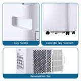 Devanti Portable Air Conditioner 9000 BTU 3-in-1 with Remote Control