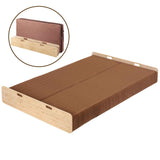 Artiss Folding Kraft Paper Bed Frame with Mattress and Pillow 300kg Capacity 200x120cm