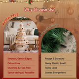 Jingle Jollys Prelit Christmas Tree Decorations Bundle Foldable Quick Setup