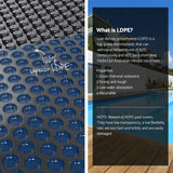 Aqua Buddy Pool Cover 500 Micron 6.5x3m w/ Roller 4m Swimming Pools Black Solar Blanket