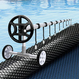 Aqua Buddy Pool Cover 500 Micron 6.5x3m w/ Roller 4m Swimming Pools Black Solar Blanket