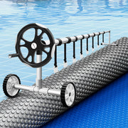 Aqua Buddy Pool Cover 600 Micron Solar Heat Blanket LDPE 8x4.2m w/ 5.55m Roller