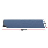 Aqua Buddy Pool Cover 500 Micron 9.5x5m Swimming Pool Solar Blanket Blue Black